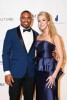 10a Rashad Jennings of the NY Giants and Shelly Schulz of Synchrony Financial
