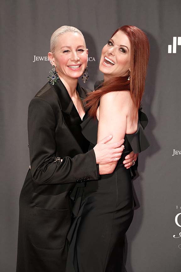 Debra Messing and Jennifer Fisher Debra Messing and Jennifer Fisher