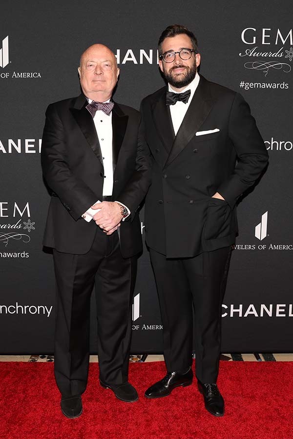 4 Lifetime Achievement Honoree Stewart Wicht with Ben Clymer of Hodinkee BFA 26441 3263496 4 Lifetime Achievement Honoree Stewart Wicht with Ben Clymer of Hodinkee BFA 26441 3263496