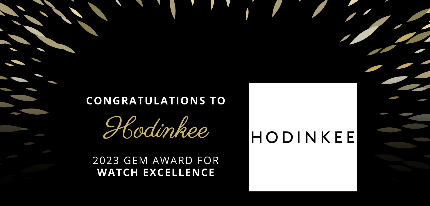 Congrats to Hodinkee for Watch Excellence